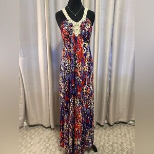 Elle Vibrant Multicolor Maxi Dress